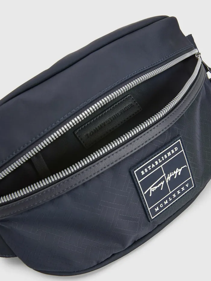 Tommy Hilfiger Signature Logo Crossbody Bag Desert Sky Flag Monogram Mens Bags Gift Ideas