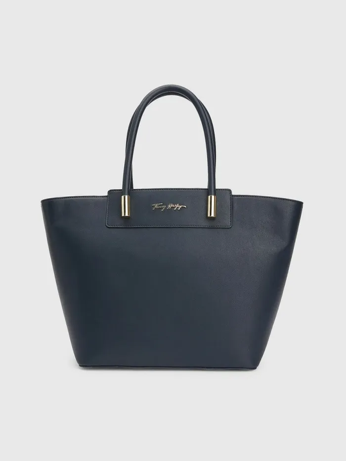 Tommy Hilfiger Signature Logo Tote Acc Desert Sky Womens Bags Gift 4 You