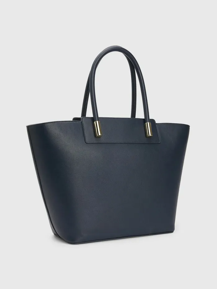 Tommy Hilfiger Signature Logo Tote Acc Desert Sky Womens Bags Gift 4 You