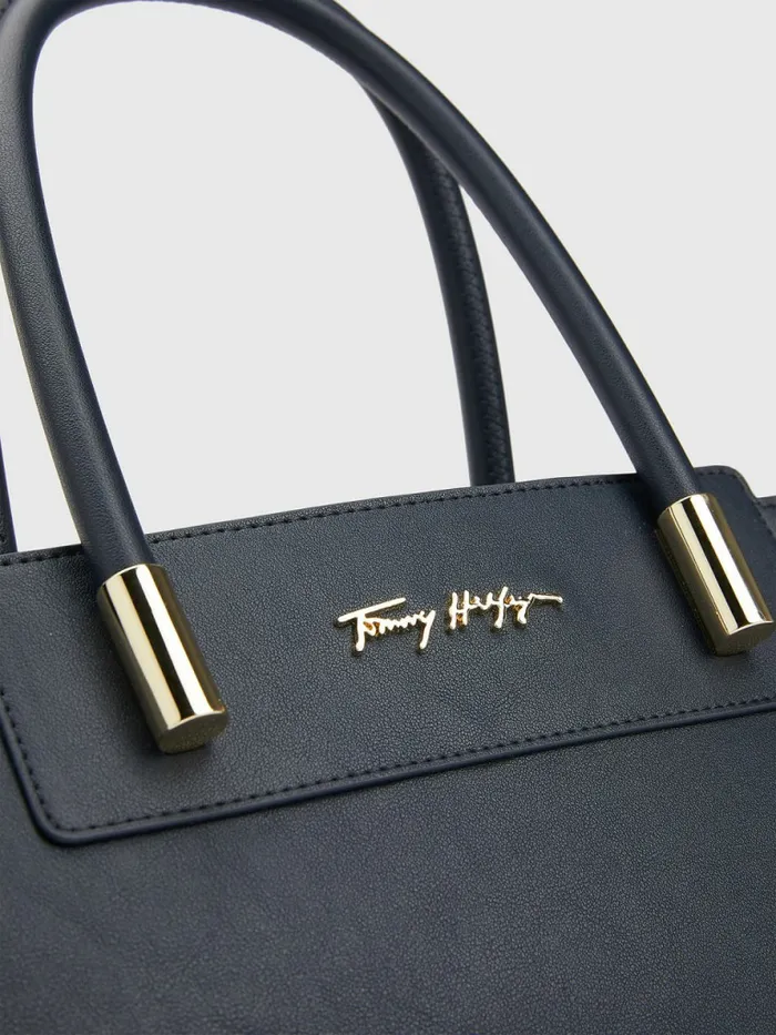 Tommy Hilfiger Signature Logo Tote Acc Desert Sky Womens Bags Gift 4 You