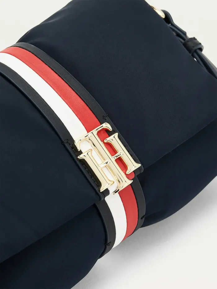 Tommy Hilfiger Signature Monogram Lock Crossover Desert Sky Womens Bags Online