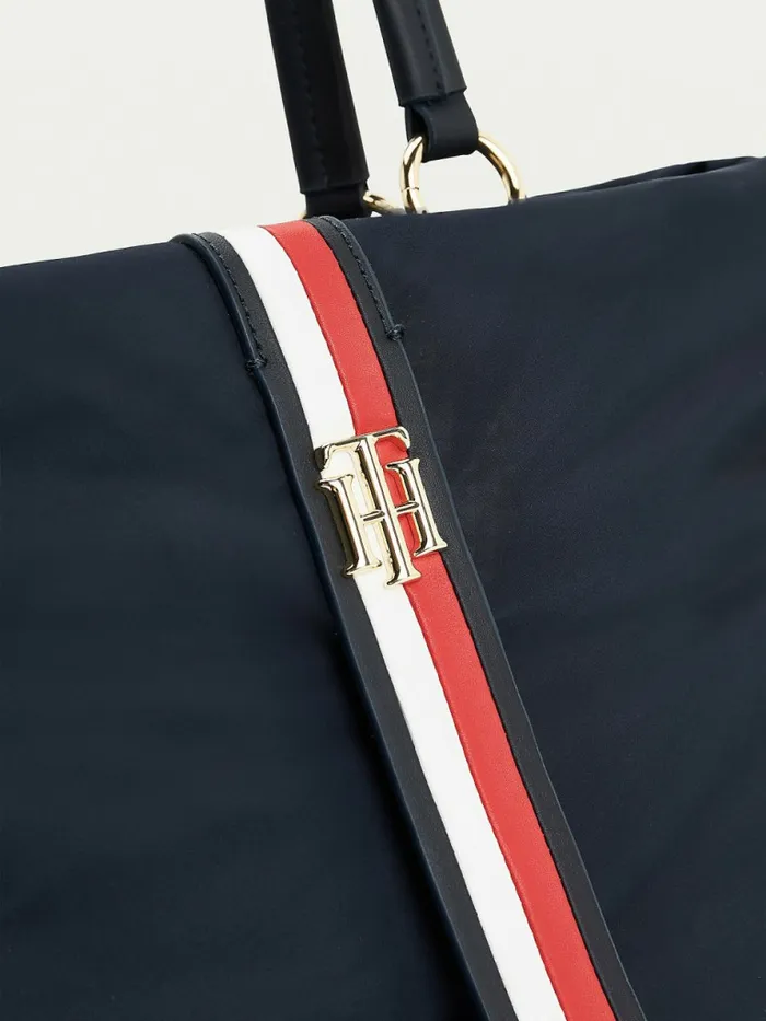 Tommy Hilfiger Signature Monogram Tote Bag Desert Sky Womens Bags Gift Ideas