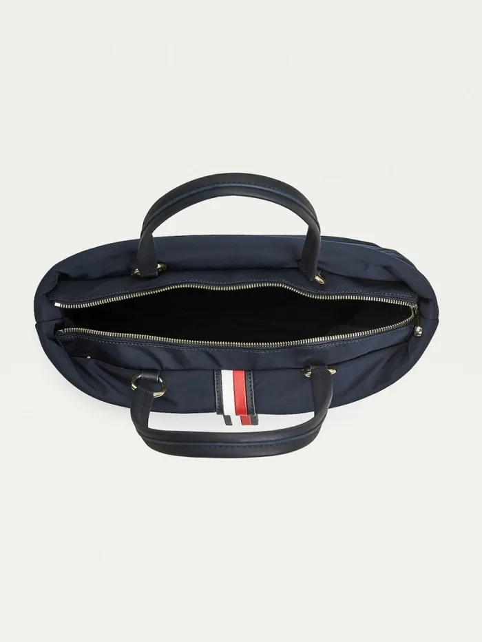 Tommy Hilfiger Signature Monogram Tote Bag Desert Sky Womens Bags Gift Ideas
