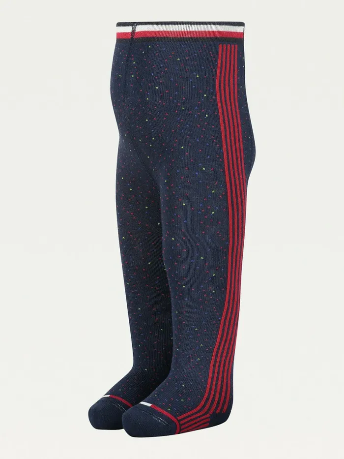 Tommy Hilfiger Signature Waist Stripe Tights Tommy Original Girls Underwear and Socks On Sale
