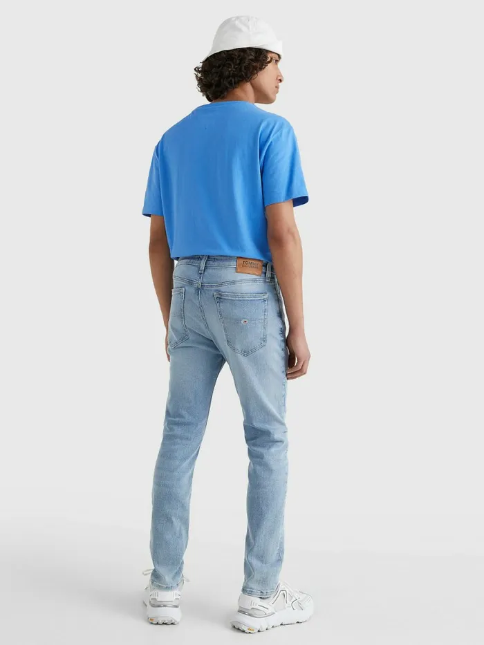 Tommy Hilfiger Simon Skinny Faded Jeans Denim Light Mens Jeans Popular