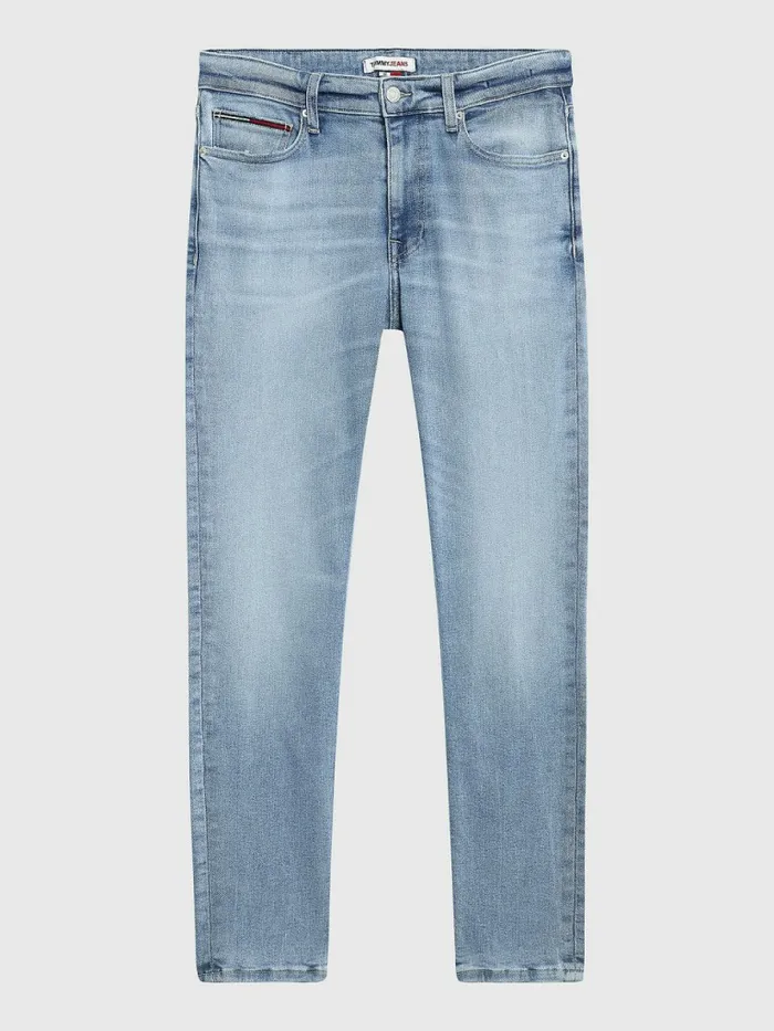 Tommy Hilfiger Simon Skinny Faded Jeans Denim Light Mens Jeans Popular