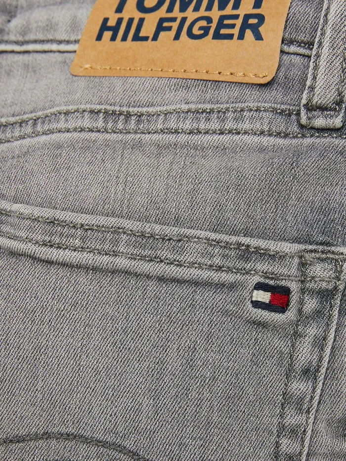 Tommy Hilfiger Simon Skinny Faded Jeans Summer Pearl Grey Str Boys Jeans Near Me