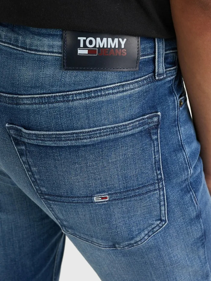 Tommy Hilfiger Simon Skinny Fit Faded Jeans Dynamic Jacob Mid Blue Stretch Mens Jeans Gift 4 You