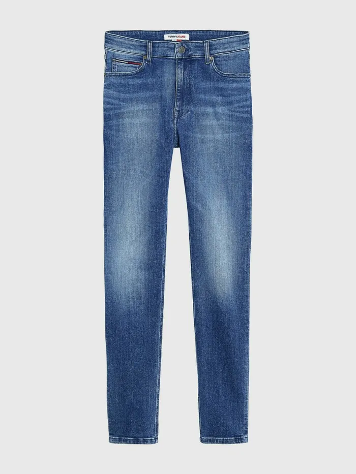 Tommy Hilfiger Simon Skinny Fit Faded Jeans Dynamic Jacob Mid Blue Stretch Mens Jeans Gift 4 You