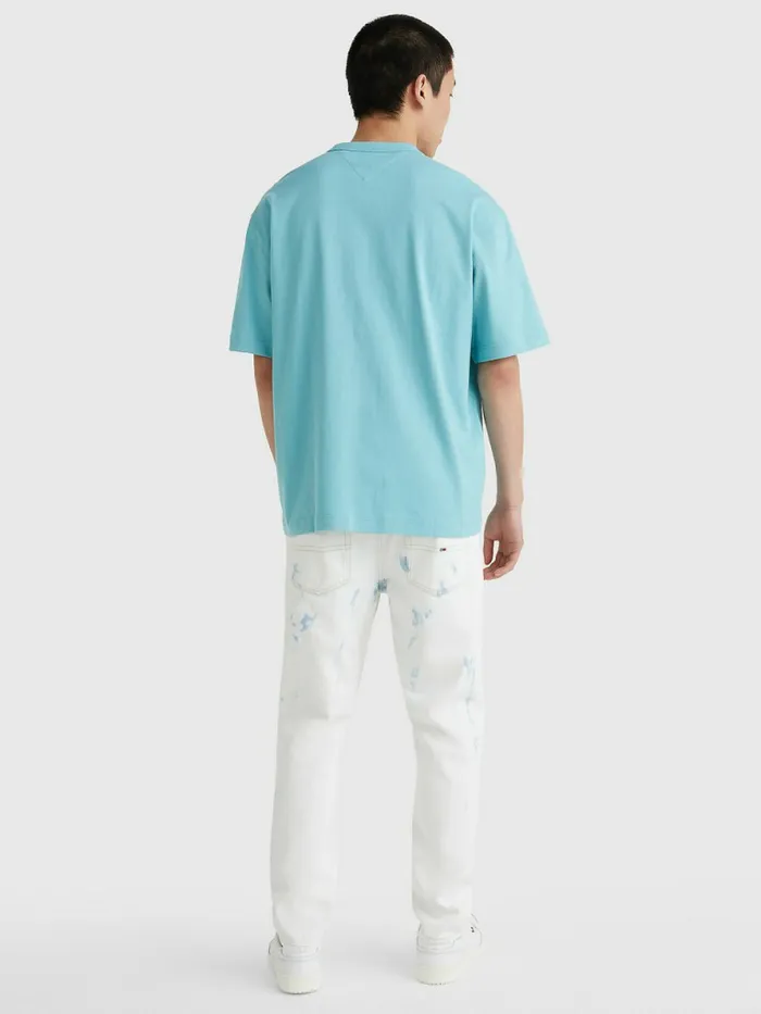 Tommy Hilfiger Skate Fit Logo TShirt Crest Mens TShirts Fashion