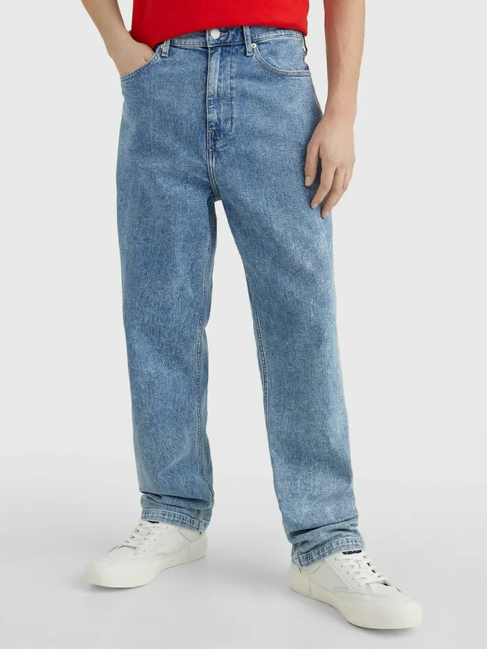 Tommy Hilfiger Skater Relaxed Faded Jeans Denim Medium Mens Jeans Gift 4 You