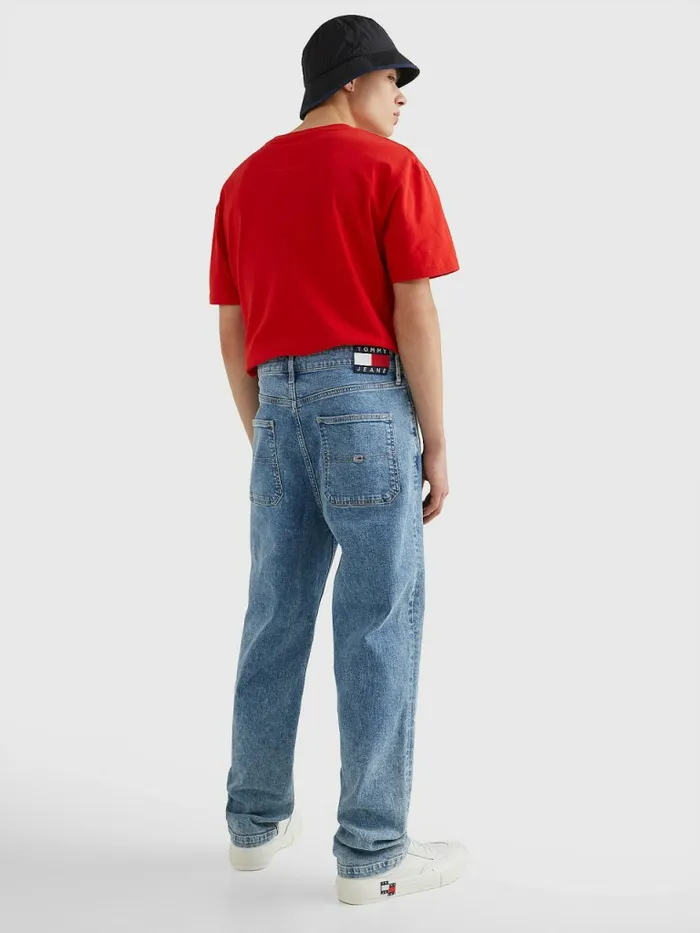 Tommy Hilfiger Skater Relaxed Faded Jeans Denim Medium Mens Jeans Gift 4 You