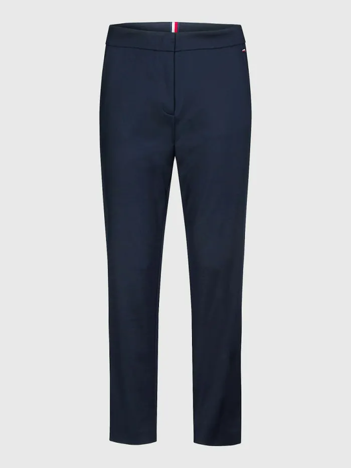 Tommy Hilfiger Slim Ankle Trousers Desert Sky Womens Trousers