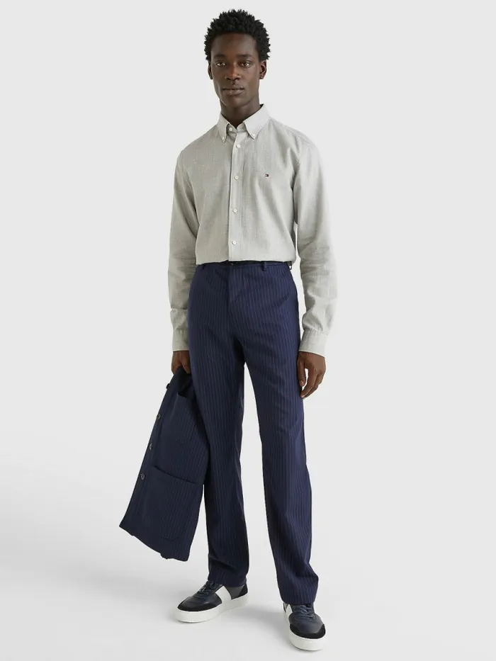 Tommy Hilfiger Slim Fit Cargo Trousers Blue Mens Suits