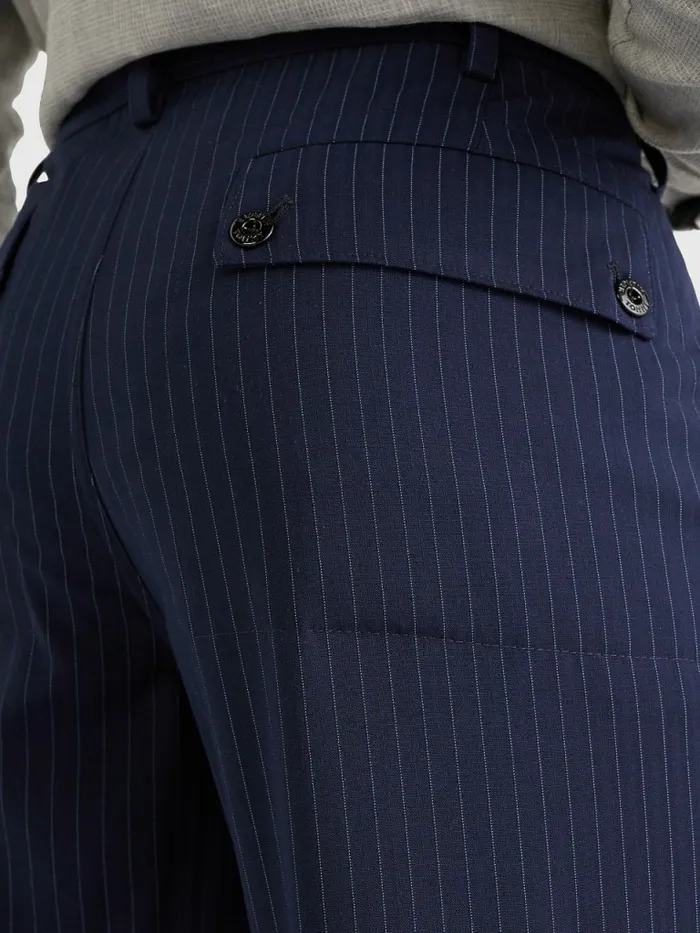 Tommy Hilfiger Slim Fit Cargo Trousers Blue Mens Suits