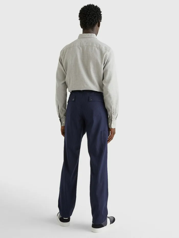 Tommy Hilfiger Slim Fit Cargo Trousers Blue Mens Suits