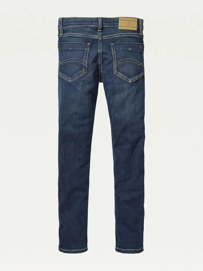 Tommy Hilfiger Slim Fit Jeans New York Dark Stretch Boys Jeans Fashion