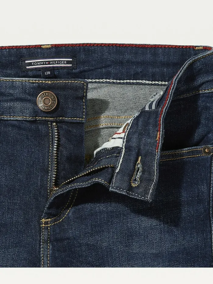 Tommy Hilfiger Slim Fit Jeans New York Dark Stretch Boys Jeans Fashion