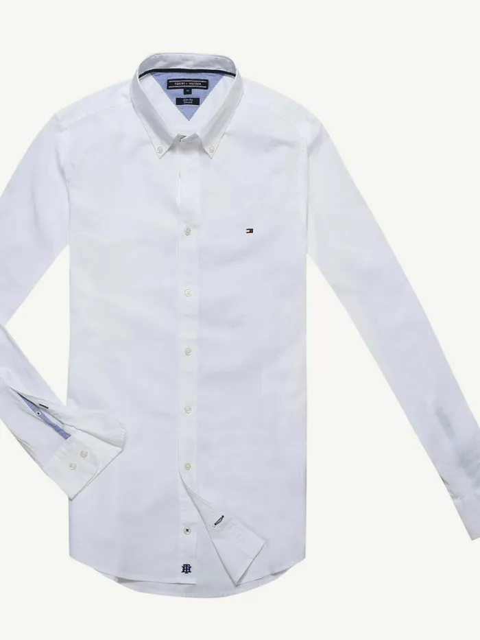 Tommy Hilfiger Slim Fit Stretch Poplin Shirt Bright White Mens Shirts Near Me Tommy Hilfiger Slim Fit Stretch Poplin Shirt Bright White Mens Shirts Near Me