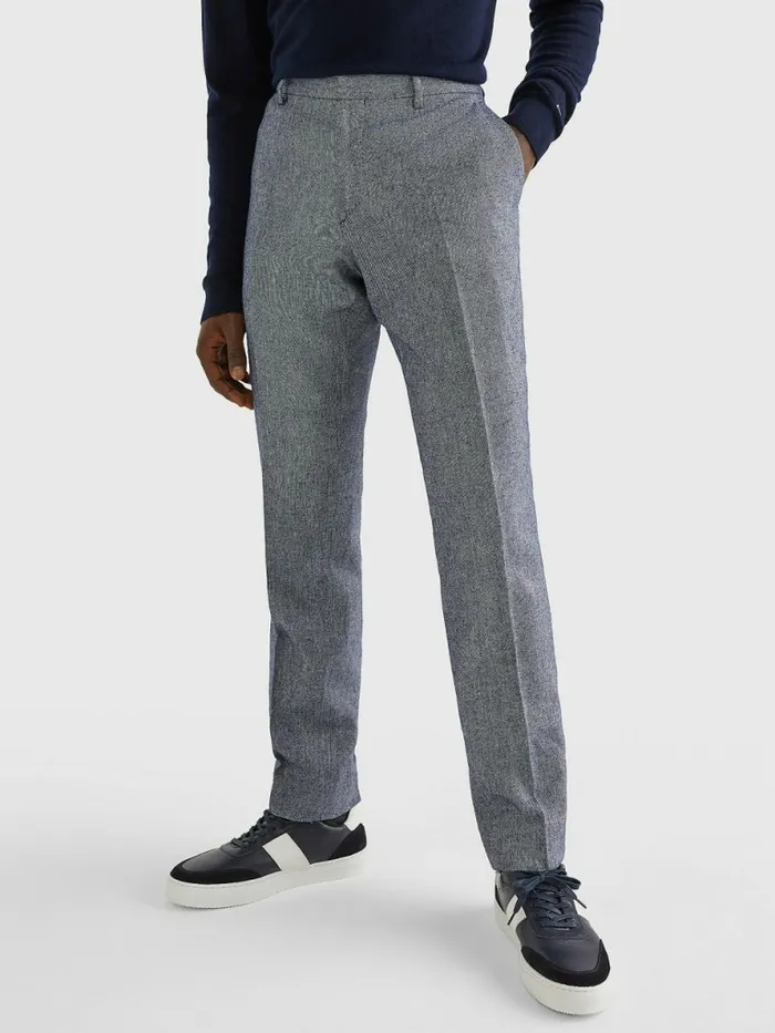 Tommy Hilfiger Slim Fit Trousers Blue Mens Trousers