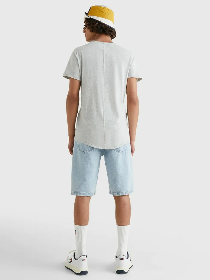 Tommy Hilfiger Slim Fit VNeck TShirt Lt Grey Htr Mens TShirts For Sale