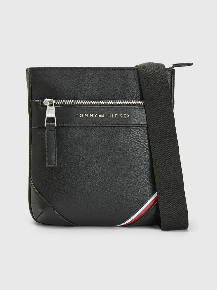 Tommy Hilfiger Small Crossover Bag Black Mens Bags For Sale