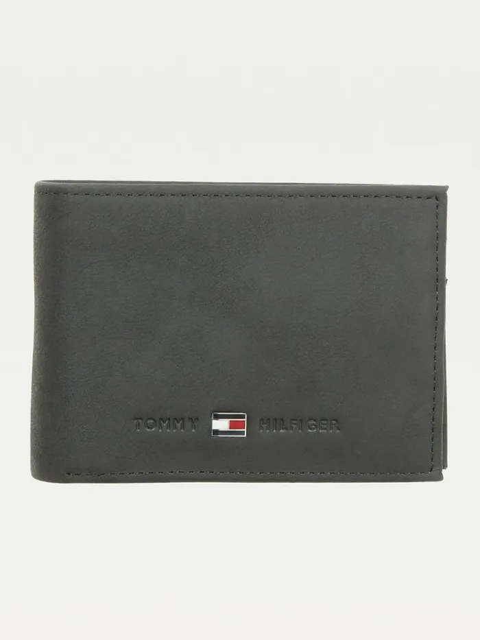 Tommy Hilfiger Small Leather Wallet Black Mens Wallets and Card Holders Gift Ideas Tommy Hilfiger Small Leather Wallet Black Mens Wallets and Card Holders Gift Ideas