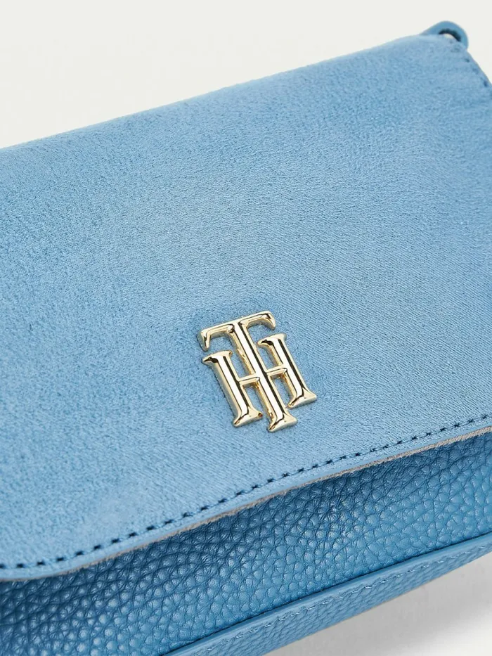 Tommy Hilfiger Small Monogram Crossover Bag Dusty Indigo Womens Bags Fashion