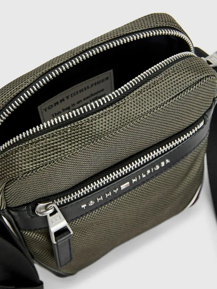 Tommy Hilfiger Small Reporter Bag Army Green Mens Bags On Sale