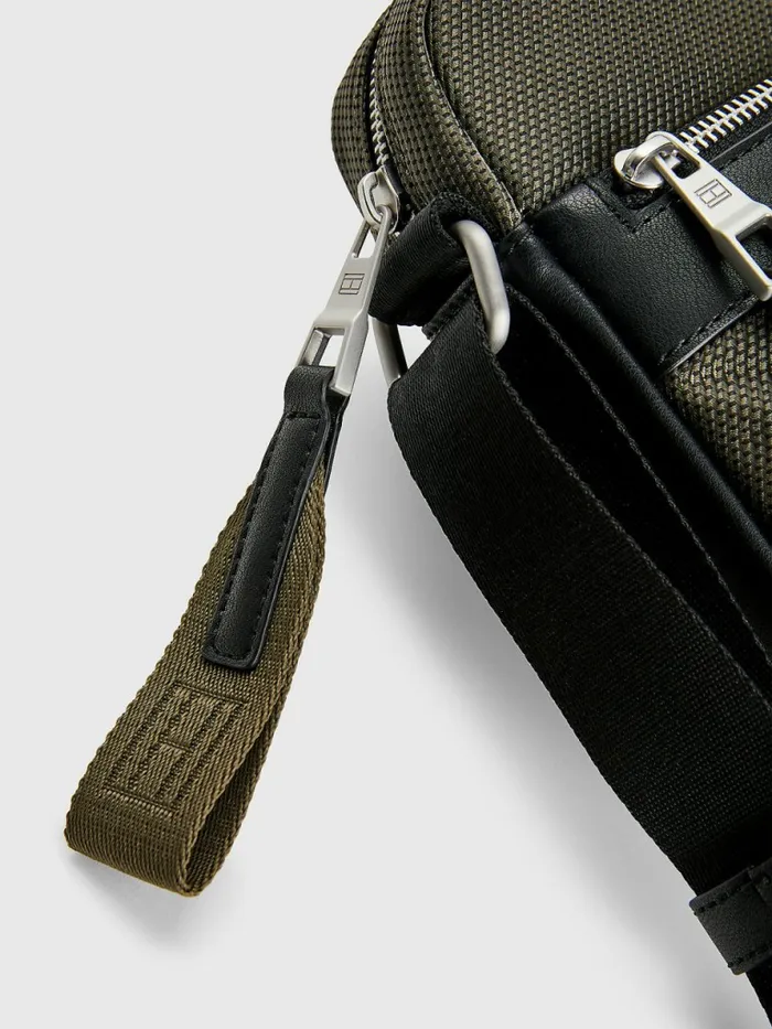 Tommy Hilfiger Small Reporter Bag Army Green Mens Bags On Sale