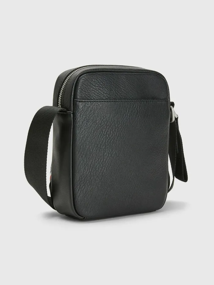 Tommy Hilfiger Small Reporter Bag Black Mens Bags Cheap On Sale