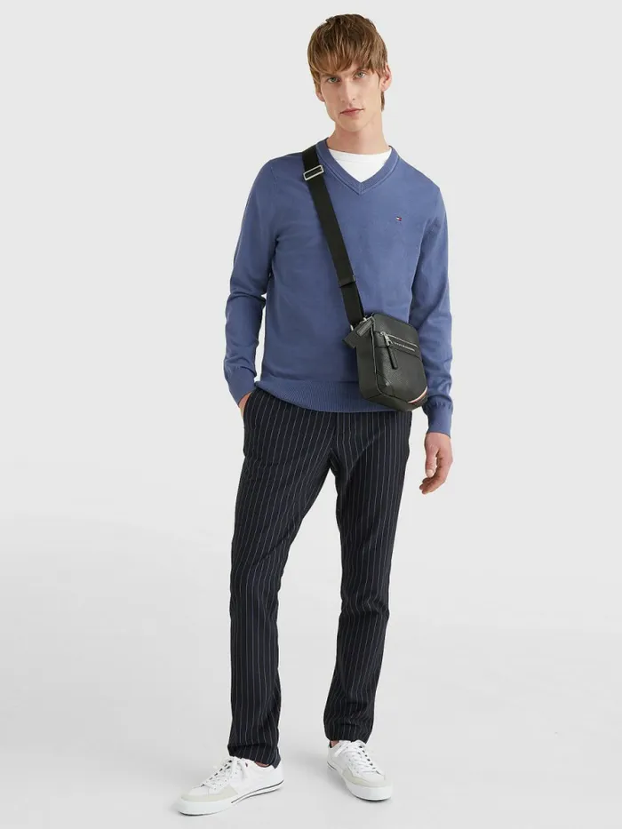 Tommy Hilfiger Small Reporter Bag Black Mens Bags Cheap On Sale
