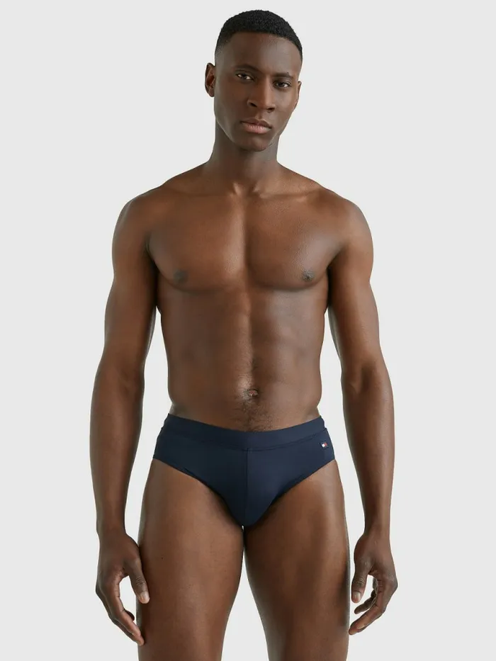 Tommy Hilfiger Solid Colour Swim Briefs Desert Sky Mens Swimwear On Sale