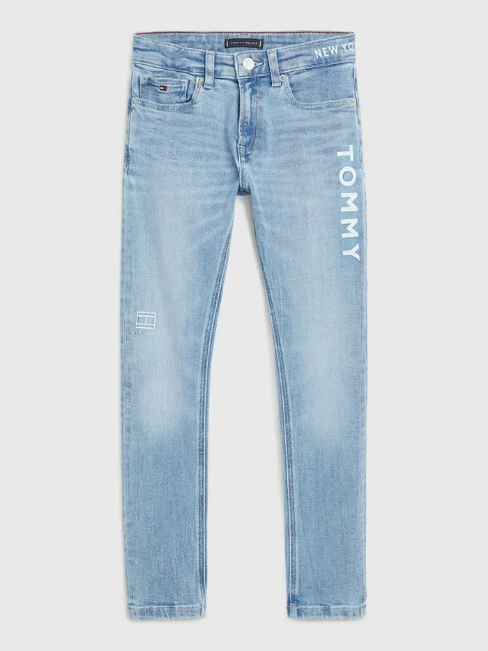 Tommy Hilfiger Spencer Slim Tapered Jeans Lightlhstretch Boys Jeans For Sale