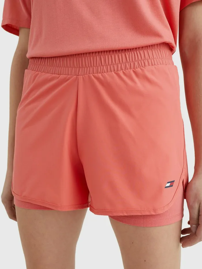 Tommy Hilfiger Sport 2In1 Shorts Crystal Coral Womens Tommy Hilfiger Sport Popular Tommy Hilfiger Sport 2In1 Shorts Crystal Coral Womens Tommy Hilfiger Sport Popular