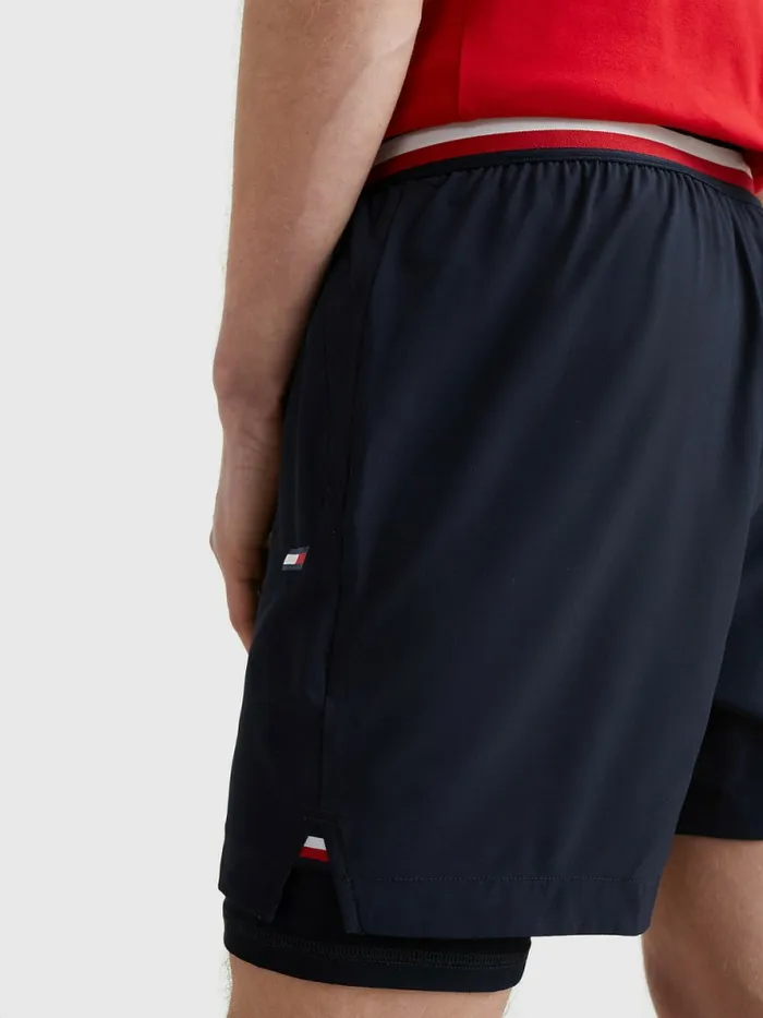 Tommy Hilfiger Sport 2In1 Shorts Desert Sky Mens Tommy Hilfiger Sport Gift 4 You