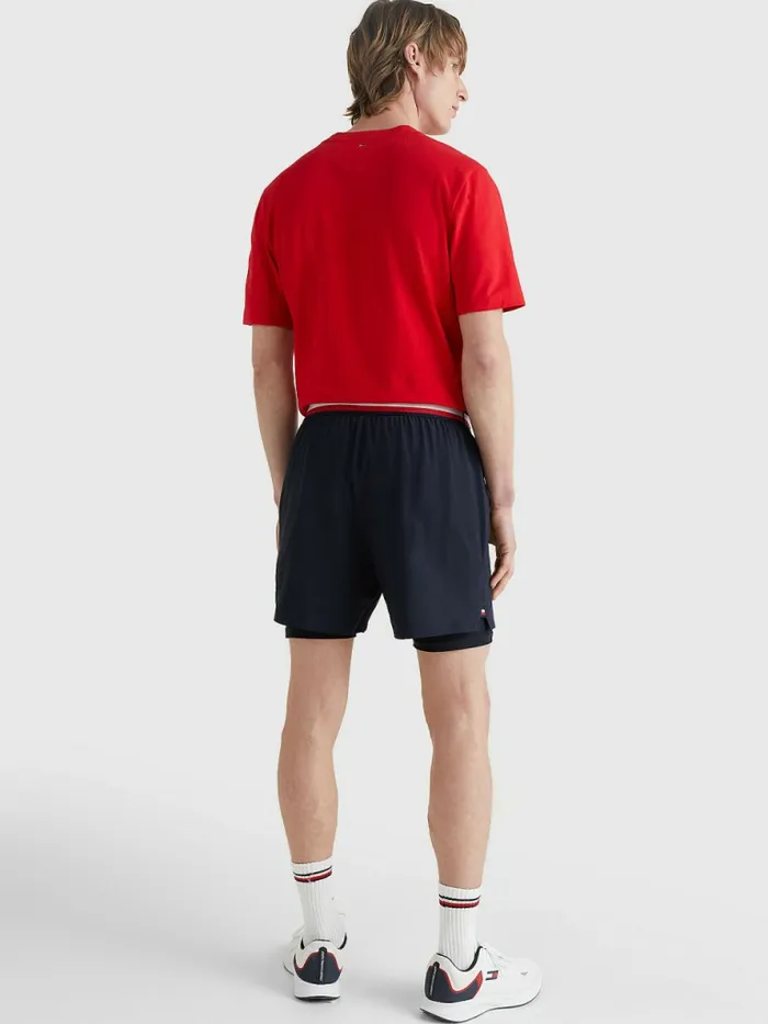 Tommy Hilfiger Sport 2In1 Shorts Desert Sky Mens Tommy Hilfiger Sport Gift 4 You
