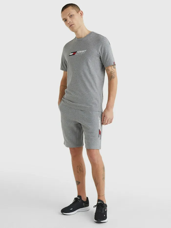 Tommy Hilfiger Sport Essential Th Cool Logo TShirt Medium Grey Heather Mens Tommy Hilfiger Sport