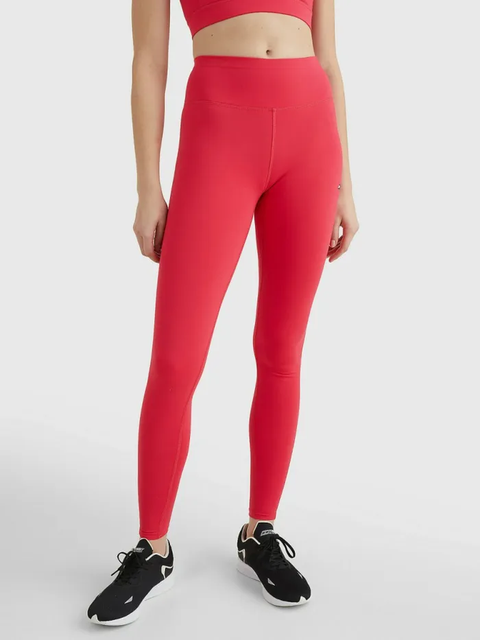 Tommy Hilfiger Sport Full Length Leggings Pink Splendor Womens Trousers