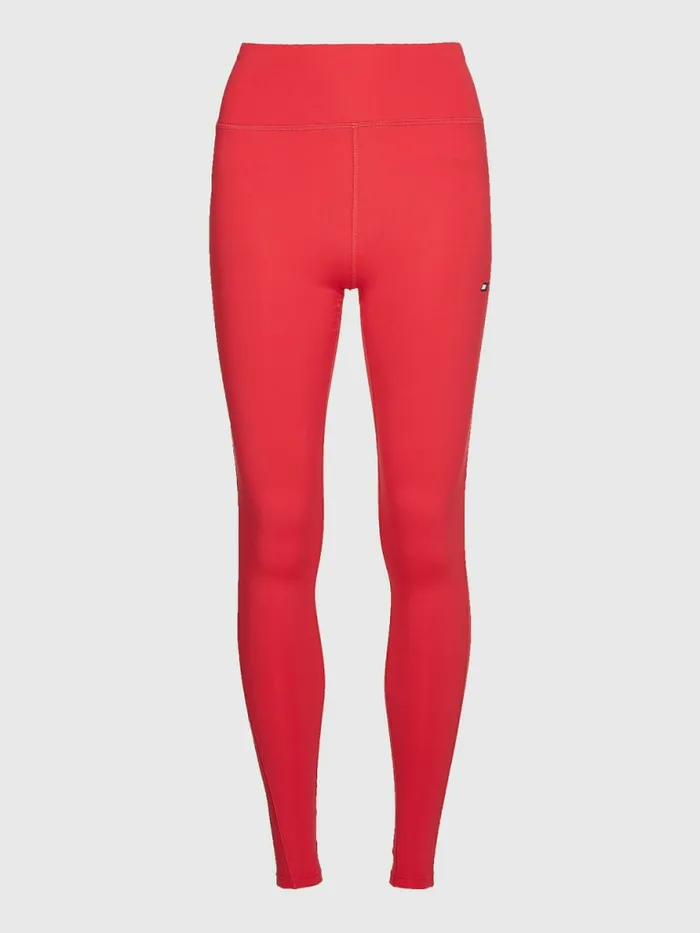 Tommy Hilfiger Sport Full Length Leggings Pink Splendor Womens Trousers