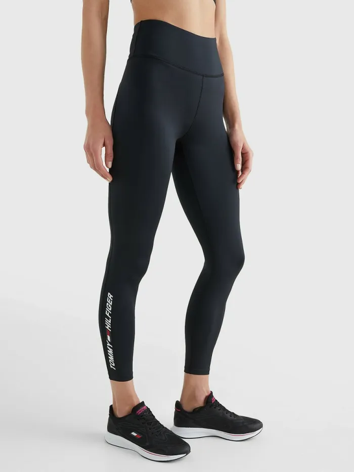 Tommy Hilfiger Sport High Rise 78 Leggings Black Womens CoOrds