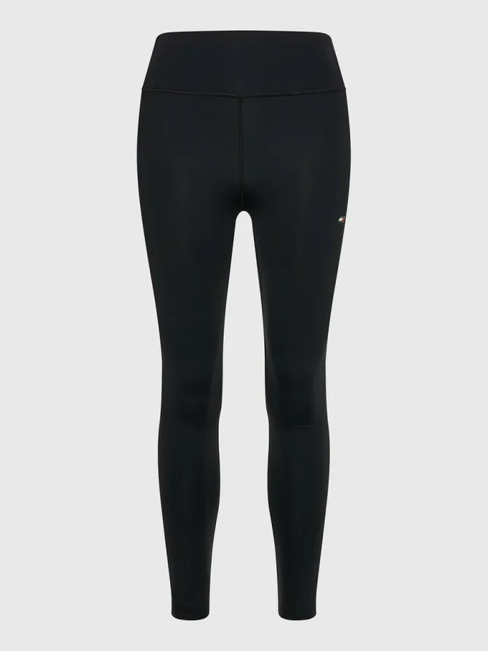 Tommy Hilfiger Sport High Rise 78 Leggings Black Womens Trousers