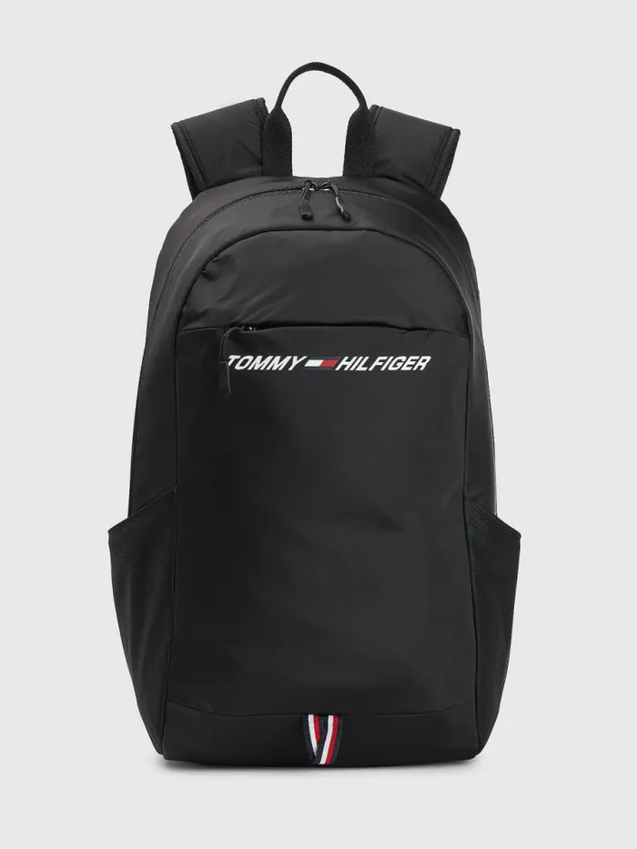 Tommy Hilfiger Sport Logo Backpack Black Womens Bags Online