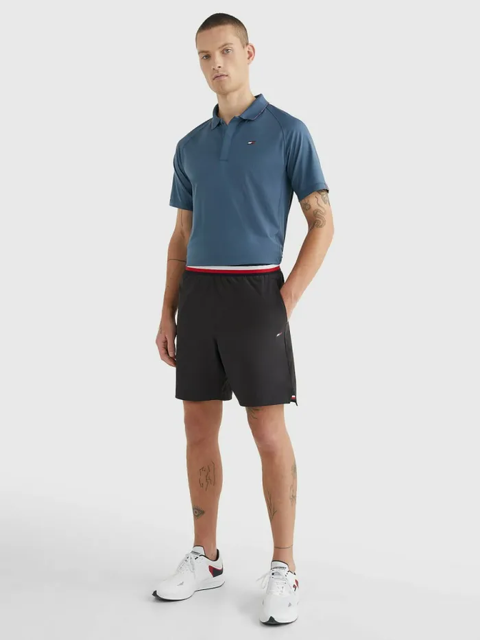 Tommy Hilfiger Sport Moisture Wicking Shorts Black Mens Tommy Hilfiger Sport For Sale