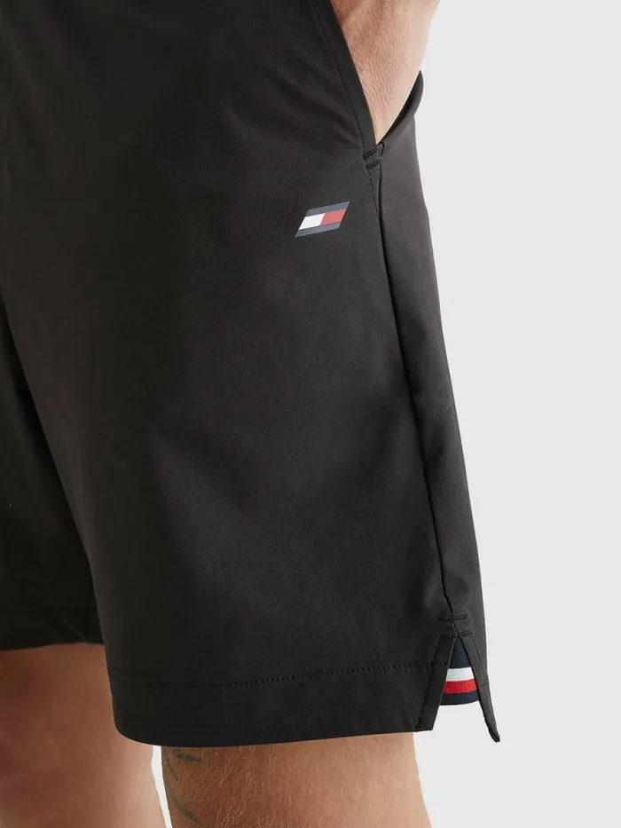 Tommy Hilfiger Sport Moisture Wicking Shorts Black Mens Tommy Hilfiger Sport For Sale