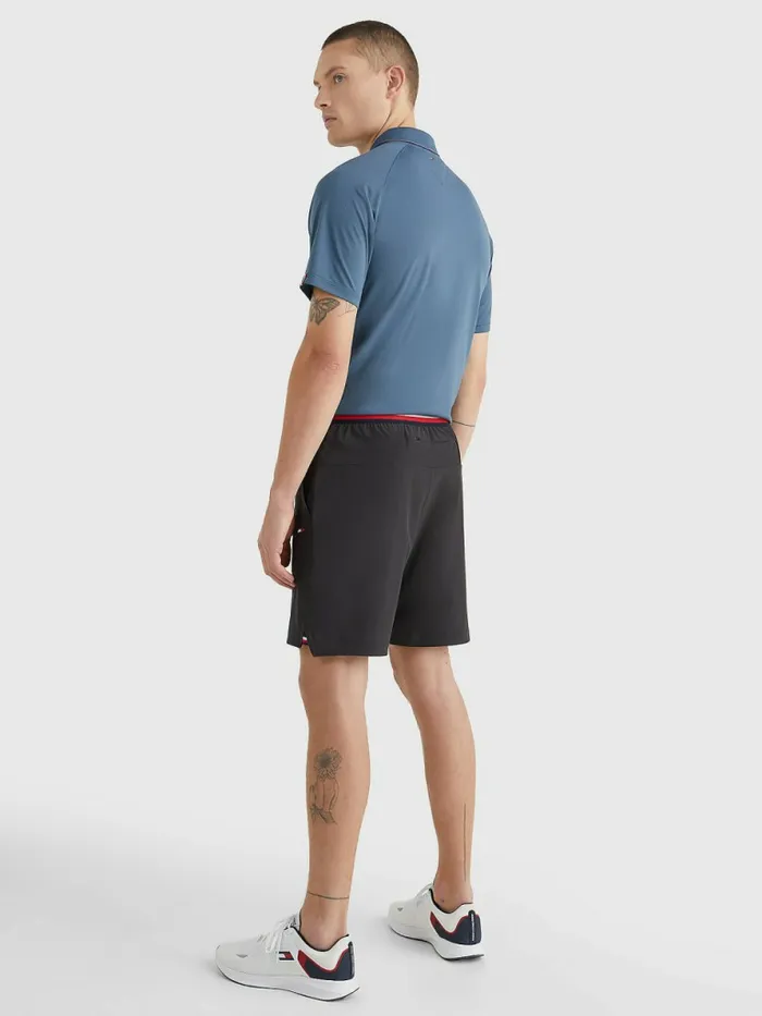 Tommy Hilfiger Sport Moisture Wicking Shorts Black Mens Tommy Hilfiger Sport For Sale