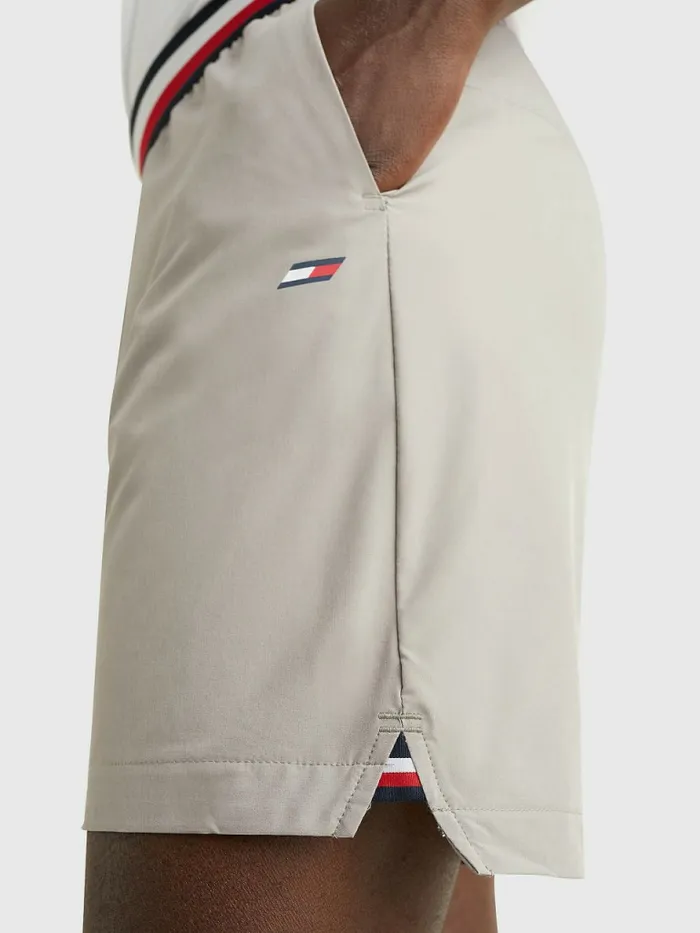 Tommy Hilfiger Sport Moisture Wicking Shorts Rock Grey Mens Shorts For Sale