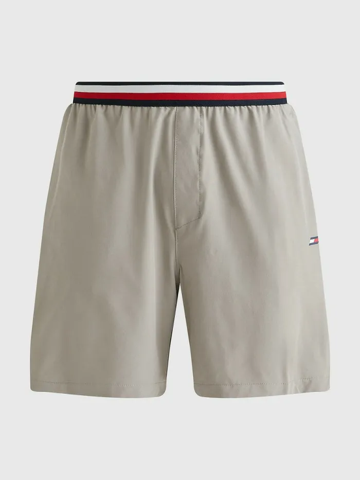 Tommy Hilfiger Sport Moisture Wicking Shorts Rock Grey Mens Shorts For Sale