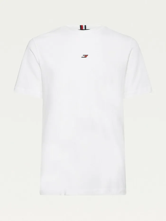 Tommy Hilfiger Sport Organic Cotton Motion Flag TShirt White Mens Tommy Hilfiger Sport Tommy Hilfiger Sport Organic Cotton Motion Flag TShirt White Mens Tommy Hilfiger Sport