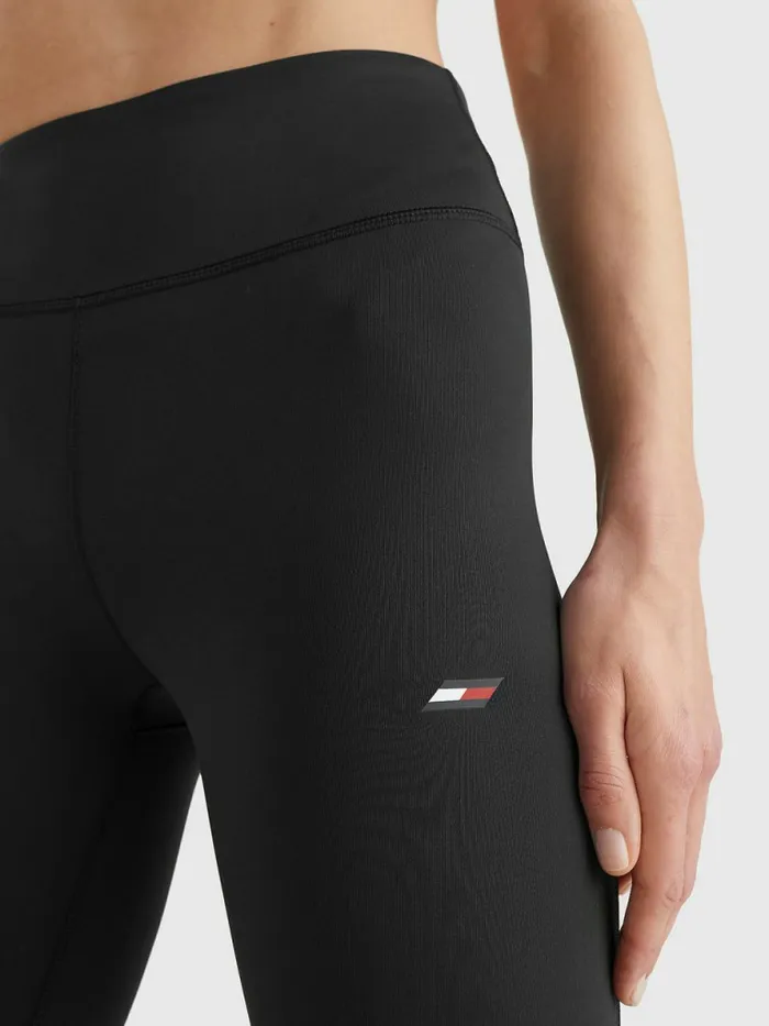 Tommy Hilfiger Sport Performance Full Length Leggings Black Womens Tommy Hilfiger Sport